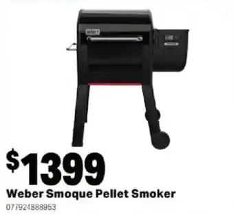 Mitre 10 Weber Smoque Pellet Smoker offer
