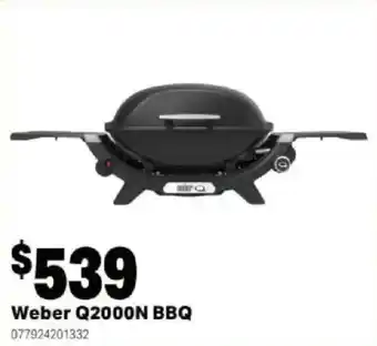 Mitre 10 Weber Q2000N BBQ offer