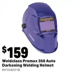 Mitre 10 Weldclass Promax 350 Auto Darkening Welding Helmet offer