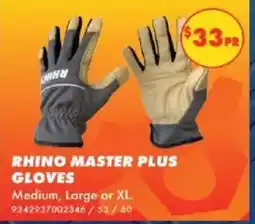Mitre 10 Rhino master plus gloves offer