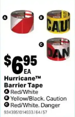 Mitre 10 Hurricane™ Barrier Tape offer