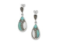 Bevilles Jewellery Mesmorized Sterling Silver Earrings made with Marcasite offer