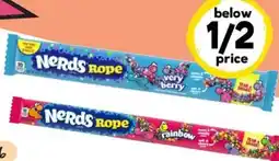 Drakes Wonka Berry or Rainbow Nerd Rope offer
