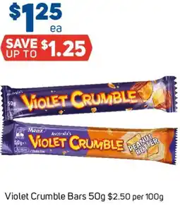 Foodland Violet Crumble Bars offer