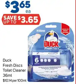 Foodland Duck Fresh Discs Toilet Cleaner offer