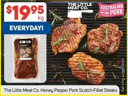 Foodland The Little Meat Co. Honey Pepper Pork Scotch Fillet Steaks offer
