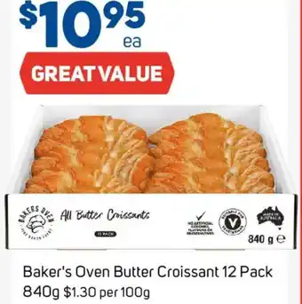 Foodland Baker's Oven Butter Croissant offer