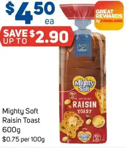 Foodland Mighty Soft Raisin Toast offer