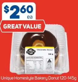 Foodland Unique Homestyle Bakery Donut offer