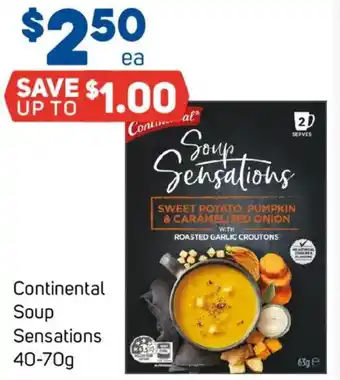Foodland Continental Soup Sensations offer