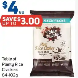 Foodland Table of Plenty Rice Crackers offer