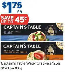 Foodland Captain's Table Water Crackers offer