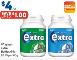 Foodland Wrigley's Extra Bottles offer