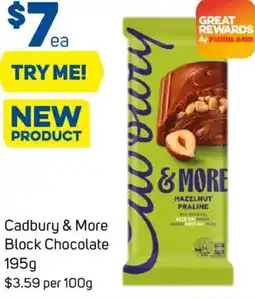 Foodland Cadbury & More Block Chocolate offer
