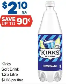 Foodland Kirks Soft Drink offer