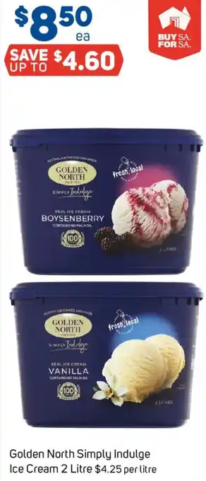 Foodland Golden North Simply Indulge Ice Cream offer