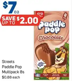 Foodland Streets Paddle Pop Multipack offer