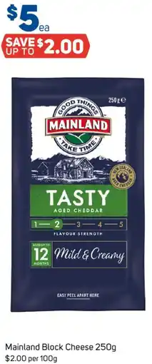 Foodland Mainland Block Cheese offer