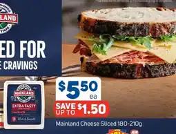 Foodland Mainland Cheese Sliced offer