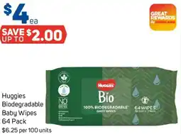 Foodland Huggies Biodegradable Baby Wipes offer