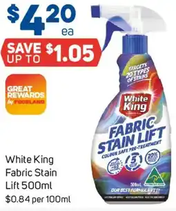 Foodland White King Fabric Stain Lift offer