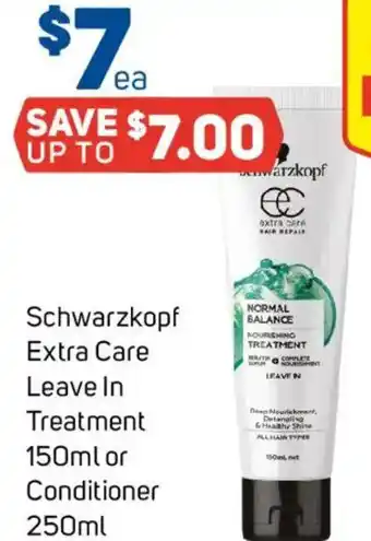 Schwarzkopf Extra Care Leave In Treatment or Conditioner