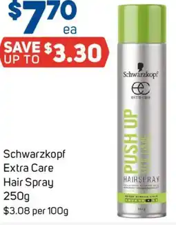 Foodland Schwarzkopf Extra Care Hair Spray offer