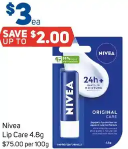 Foodland Nivea Lip Care offer