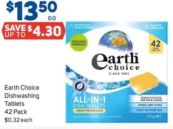 Foodland Earth Choice Dishwashing Tablets offer
