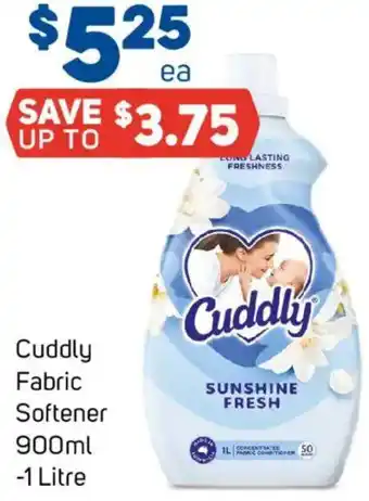 Foodland Cuddly Fabric Softener offer