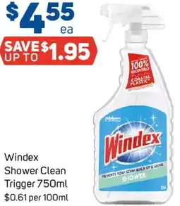 Foodland Windex Shower Clean Trigger offer