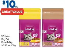 Foodland Whiskas Dry Cat Food offer
