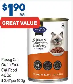 Foodland Fussy Cat Grain Free Cat Food offer