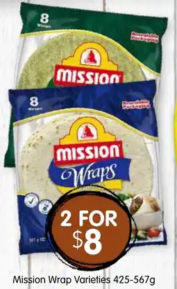 Spudshed Mission Wrap Varieties offer