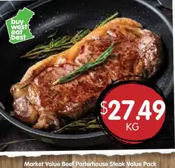 Spudshed Market Value Beef Porterhouse Steak offer