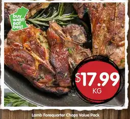 Spudshed Lamb Forequarter Chops offer