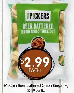 Spudshed McCain Beer Battered Onion Rings offer