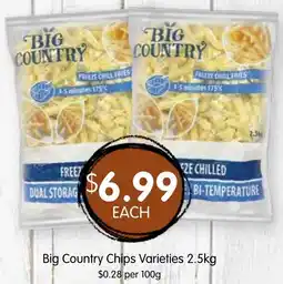 Spudshed Big Country Chips Varieties offer