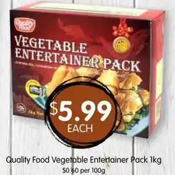 Spudshed Quality Food Vegetable Entertainer Pack offer