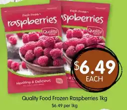 Spudshed Quality Food Frozen Raspberries offer