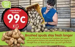 Spudshed Loose Brushed Potatoes offer