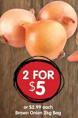 Spudshed Brown Onion Bag offer