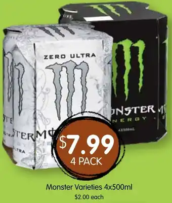 Spudshed Monster Varieties offer