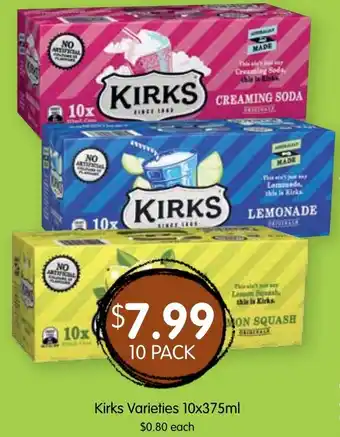 Spudshed Kirks Varieties offer