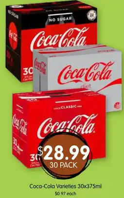 Spudshed Coca-Cola Varieties offer