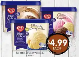 Spudshed Blue Ribbon Ice Cream Varieties offer