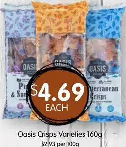 Spudshed Oasis Crisps Varieties offer
