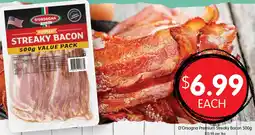 Spudshed D'Orsogna Premium Streaky Bacon offer