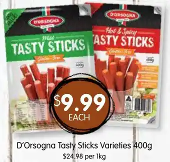 Spudshed D'Orsogna Tasty Sticks offer