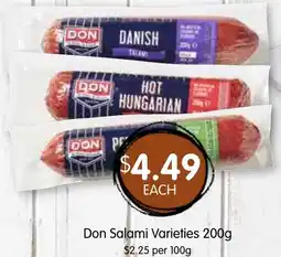 Spudshed Don Salami Varieties offer